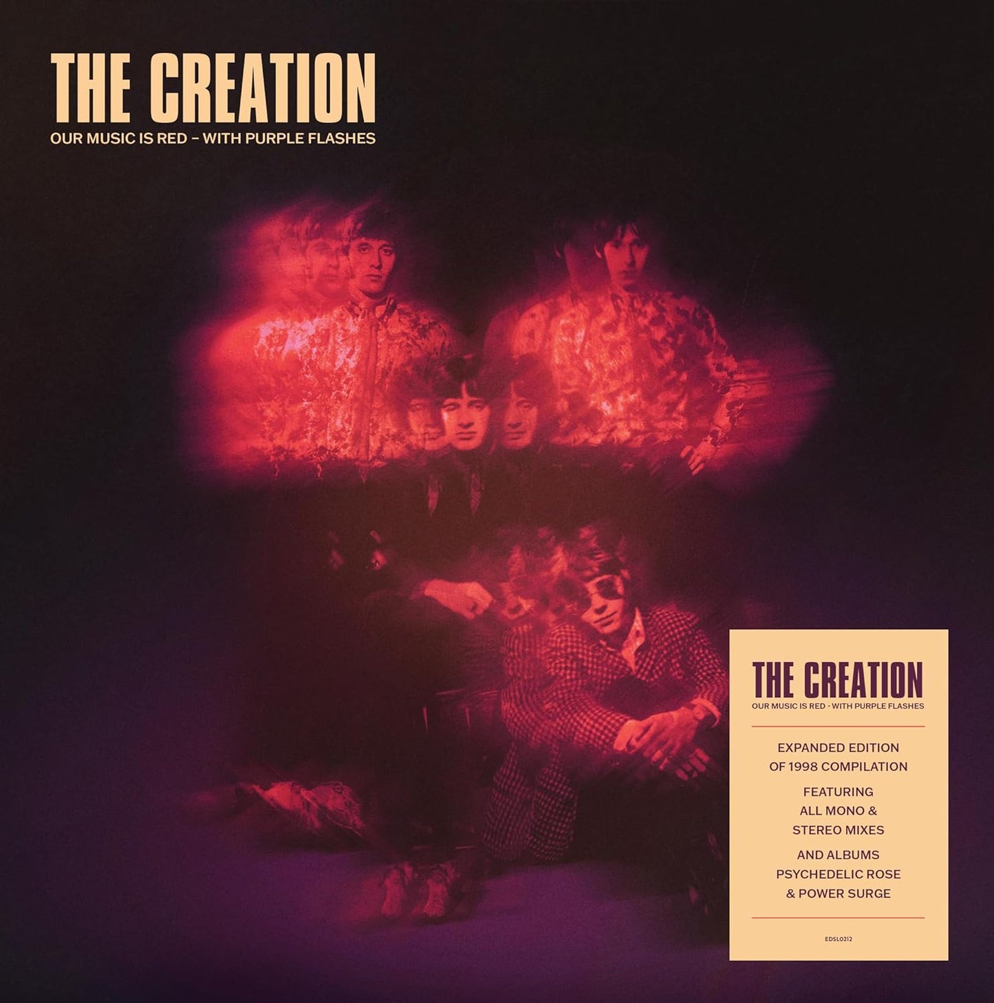 4CD - The Creation - Our Music Is Red With Purple Flashes