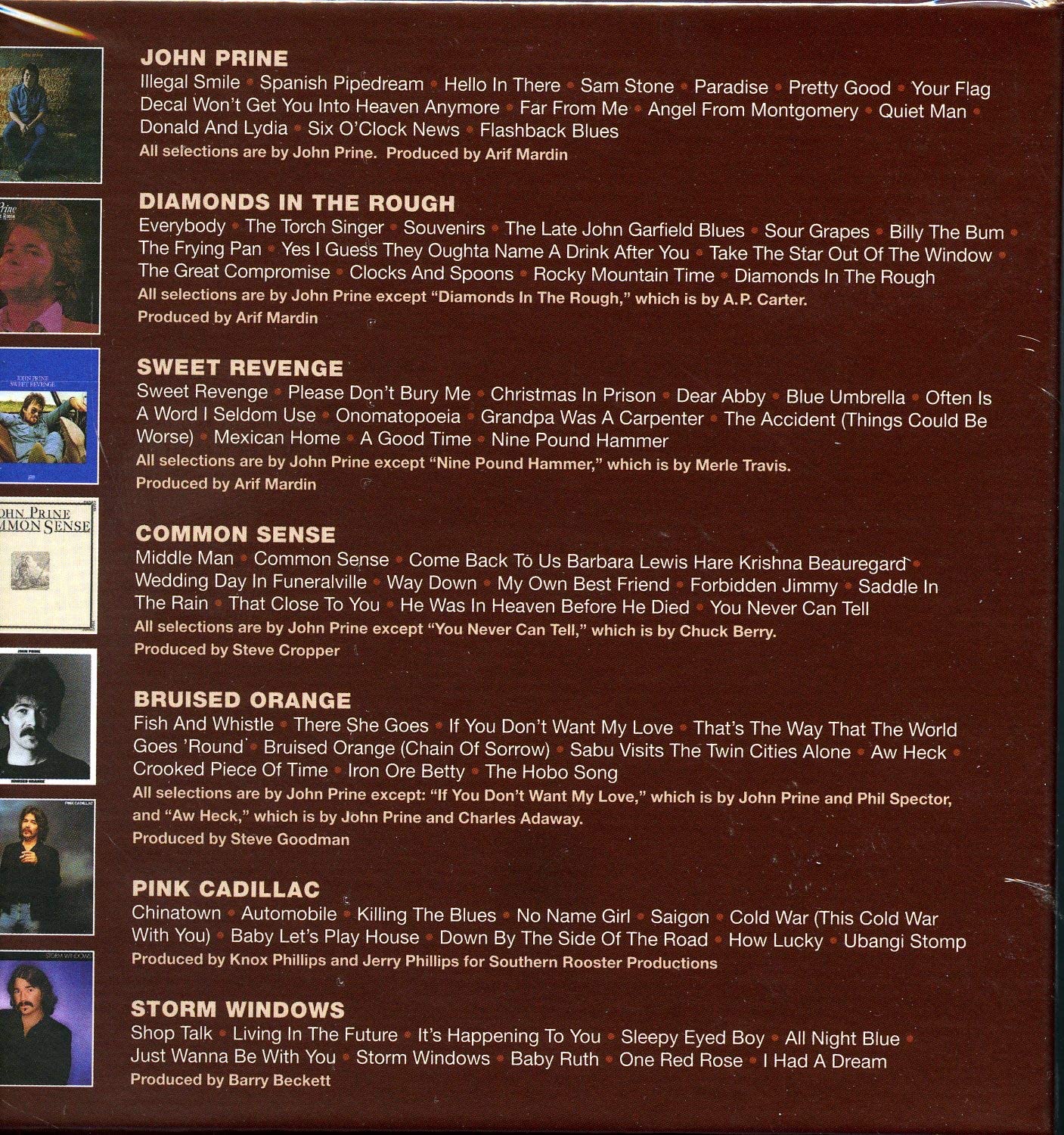 John Prine - Crooked Piece of Time: The Atlantic & Asylum Albums (1971-1980) - 7CD