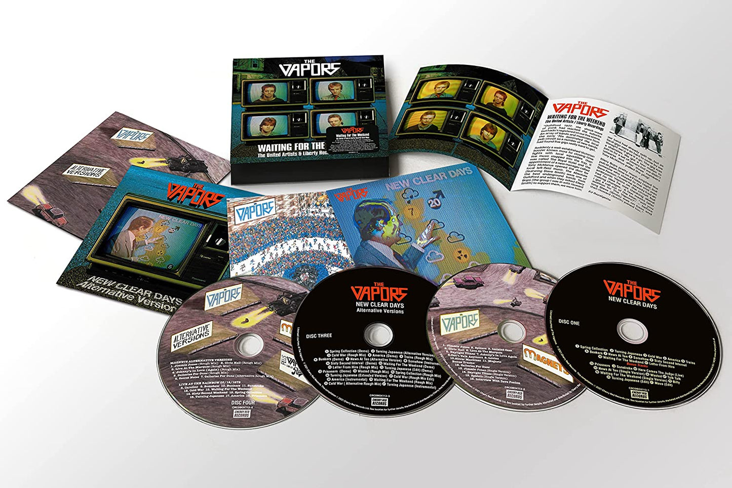 4CD - The Vapors - Waiting For The Weekend: The United Artists & Liberty Recordings