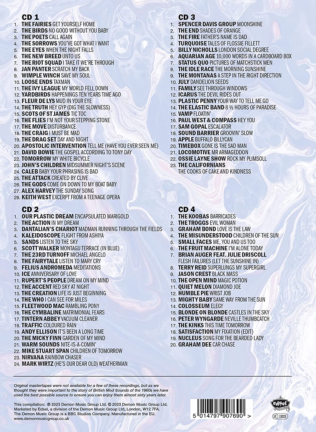 Eddie Piller Presents - British Mod Sounds Volume 2 - 4CD