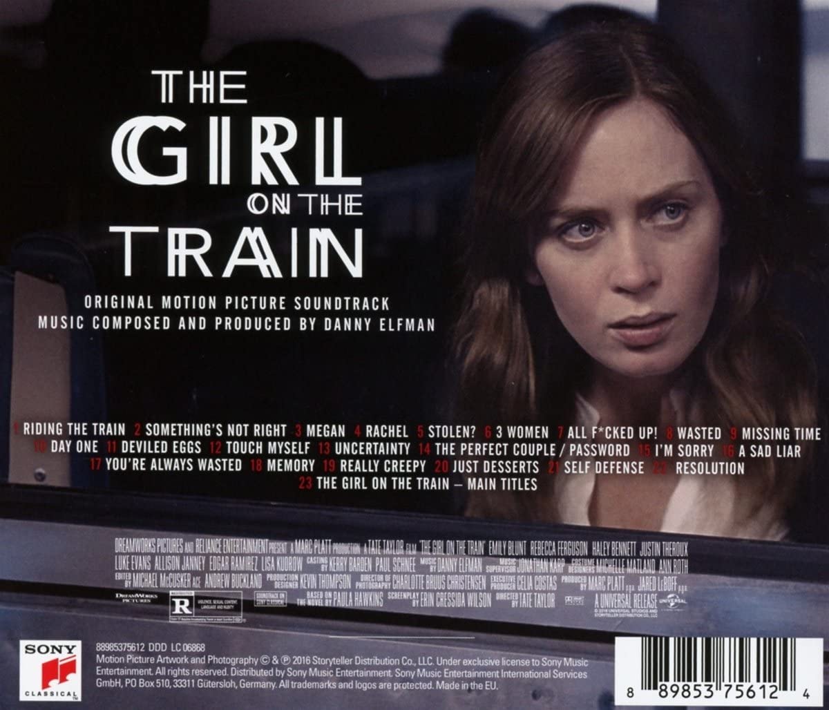 The Girl on the Train Original Motion Picture Soundtrack - CD
