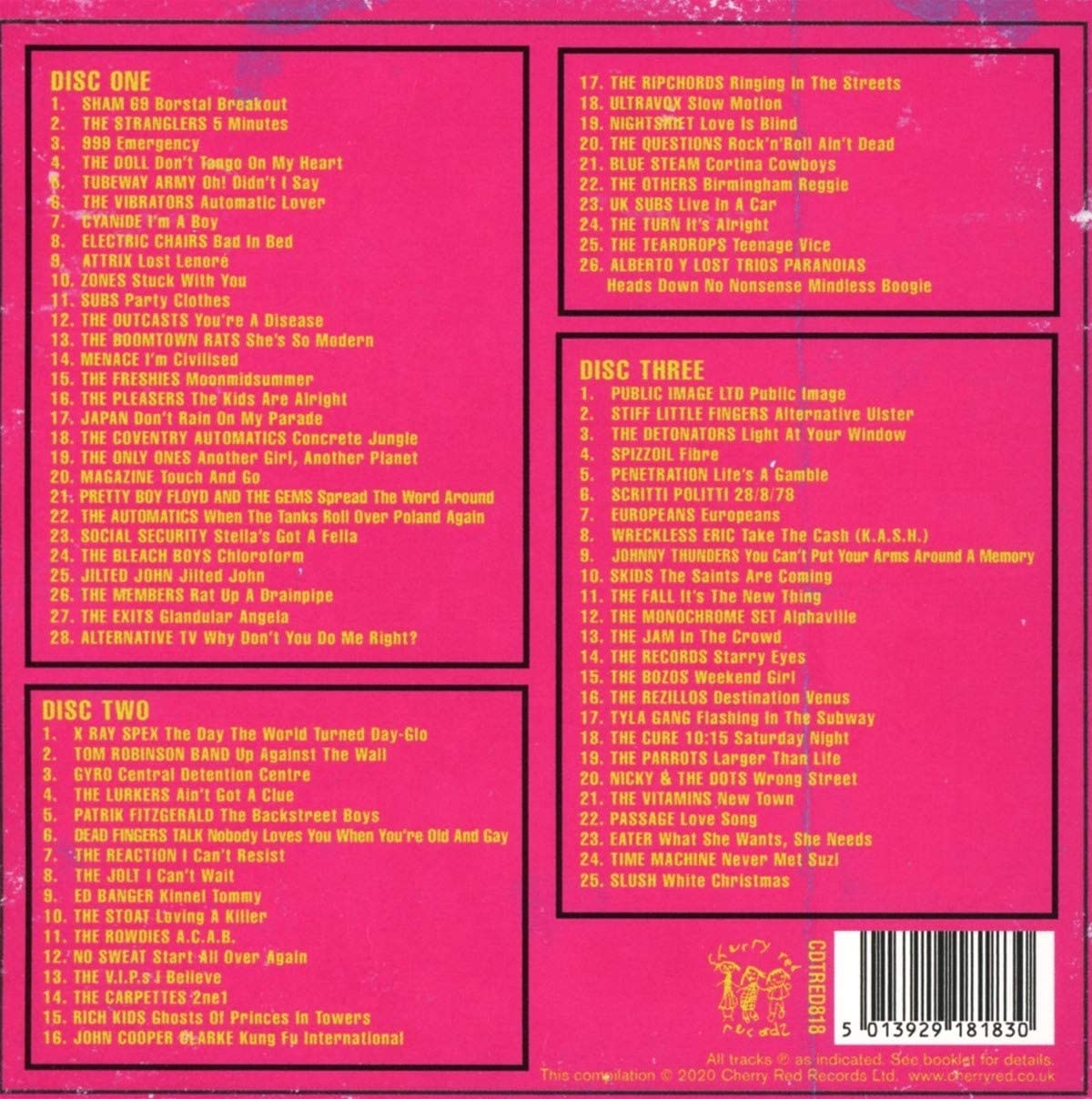 3CD - 1978: The Year The Uk Turned Day-Glo