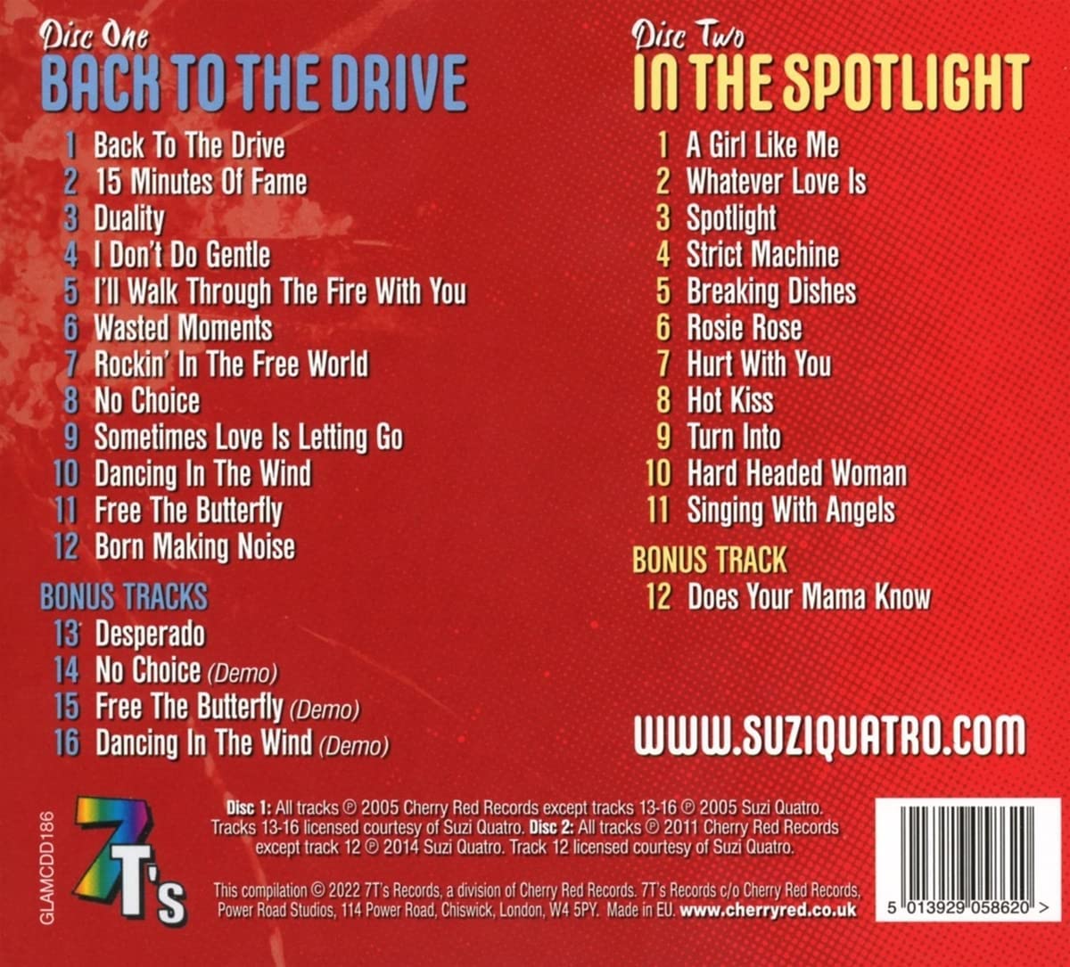 Suzi Quatro - Back To The Spotlight - CD