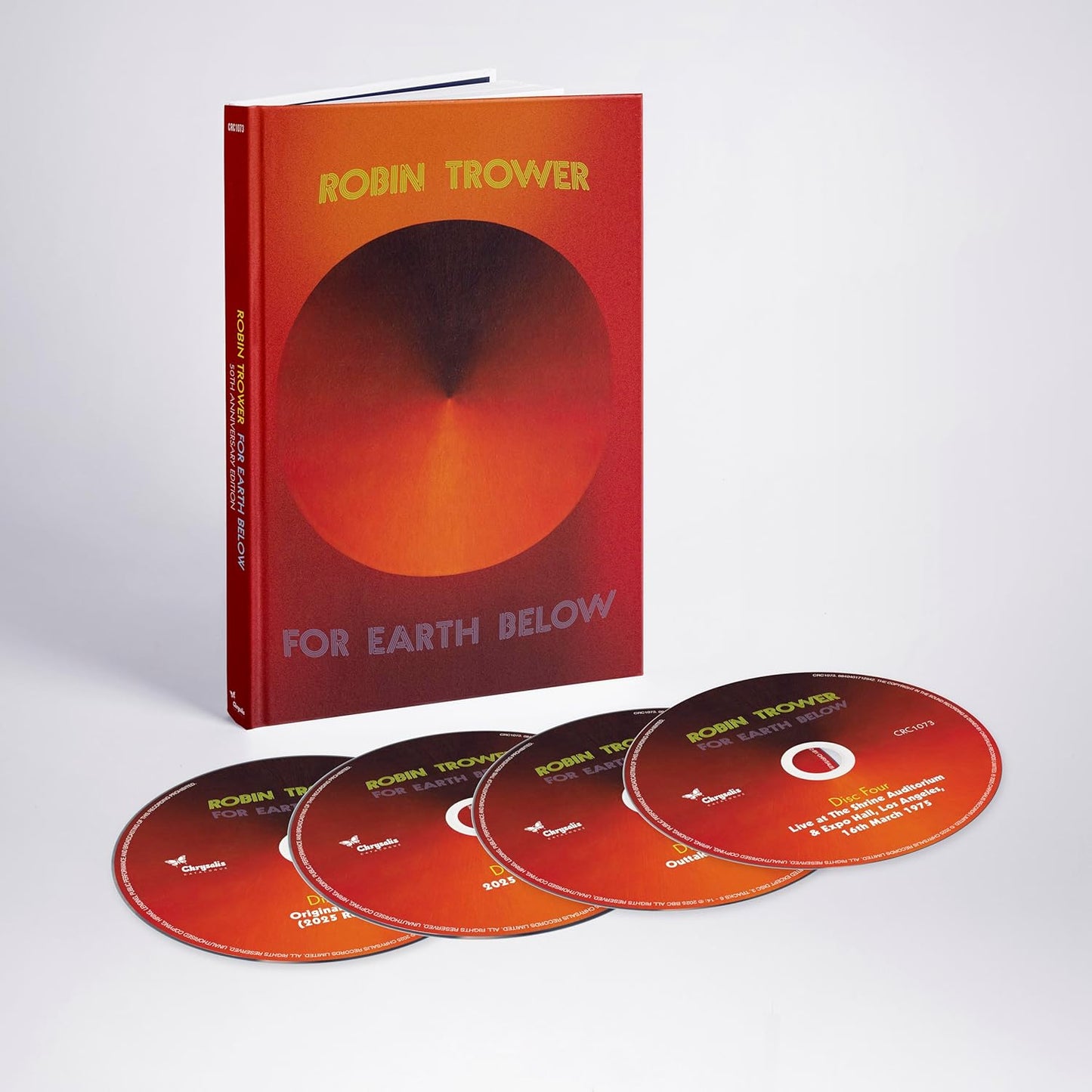 4CD - Robin Trower - For Earth Below (50th)