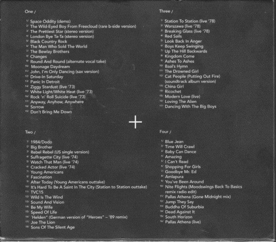 USED 4CD - David Bowie – Sound + Vision