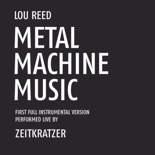 USED CD - Zeitkratzer – Lou Reed Metal Machine Music