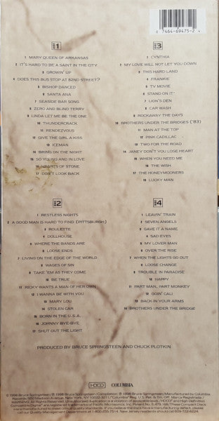 USED 4CD - Bruce Springsteen – Tracks