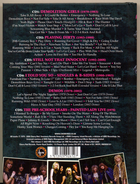 5CD - Girlschool – The School Report 1978-2008