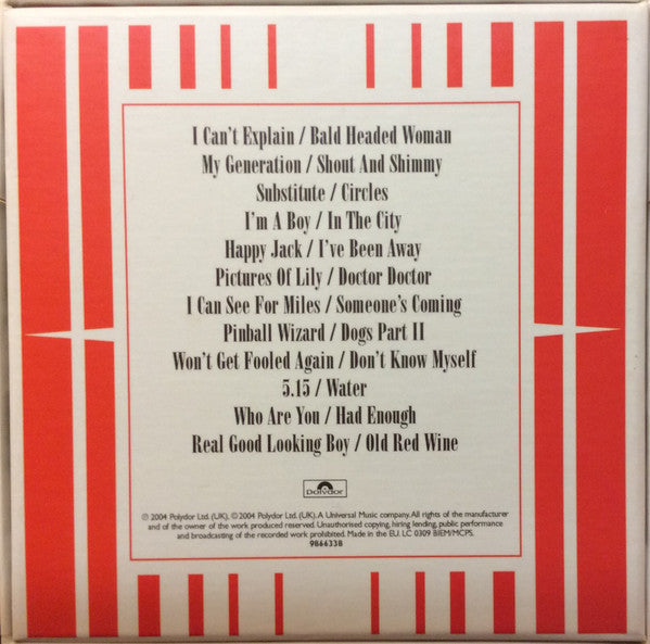 12CD BOX - The Who – The 1st Singles Box