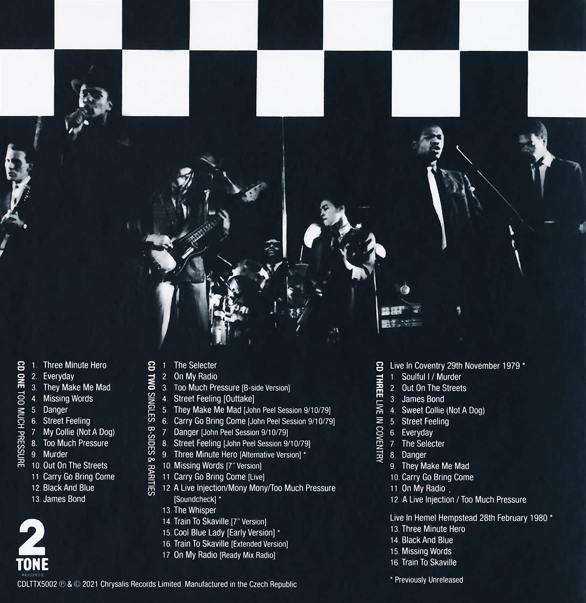 3CD - The Selecter - Too Much Pressure (Deluxe Edition)